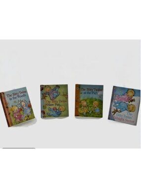 American Girl Bitty Baby Twins Mini Books Lot 4 Board Books